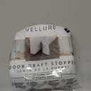 Vellure Door Draft Stopper for Bottom of Door - Premium Door Sweep for Bottom of Door/Weather Stripping Door Seal (Save Energy, Installs Quickly and Easily) Door Strip Ideal for (White)