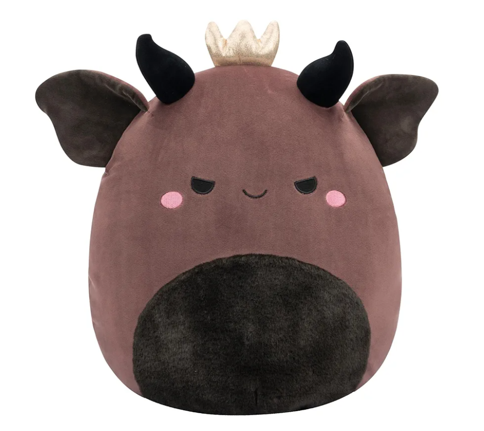 Squishmallows Original 16-Inch Ambergris Burgundy Goblin King - Official Jazwares Plush (Large)