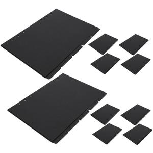 Lurrose 10sheets Colored Binder Dividers Writable Index Tabs for Organizing Notebooks and Planners for School Office and Home Use
