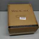 MALACASA 10" Large Pasta Bowls, 56 OZ White Salad Bowls Soup Bowls, Porcelain Serving Bowls Set of 4, Large Kitchen Bowl Plates Pasta Plates, Microwave & Dishwasher Safe, Series REGULAR