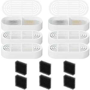 Dog Water Fountain for Large Dogs, 7L/1.8Gal 4200mAh Cordless Dog Water Dispenser, Stainless Steel Automatic Pet Water Fountain (6 Set Filters for 7L Dog Fountain)