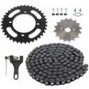 428 Chain 37 Tooth Rear Sprocket 76mm Front 16 Toothe 17mm with Chain Breaker for Chinese 50cc-190cc Pit Dirt Trail Quad Motor Bike ATV