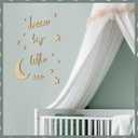 Briwooody 15 Pcs Moon and Stars Nursery Decor Dream Big Little One Wall Decor Boho Neutral Babyroom Wall Art Nursery Sign for Boys Girls Bedroom Home Farmhouse Living Playroom(Wood Color)