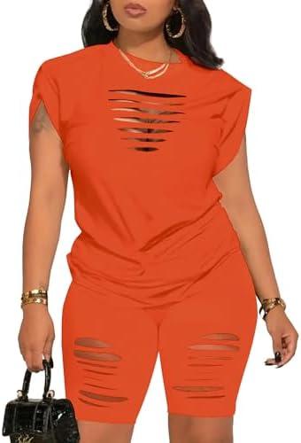 Aomice Women's Summer 2 Piece Outfits Tracksuits Biker Short Workout Jogger Sets, Size: M Aomice Women's Summer 2 Piece Outfits Tracksuits Biker Short Workout Jogger Sets, Size: M