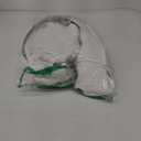 Men's Slim Fit Tuxedo, Shiny Velvet Shawl Collar 3 Piece Suit, Party Jacket Vest Pants & Bow Tie Set (XX-Large, White Paisley Jacquard)