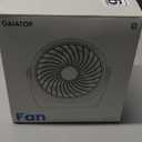 Gaiatop Desk Fan, 5-Inch Portable Electric Table Desktop Air Circulator Fans, Small but Powerful with 3 Speed 360 Adjustable Tilt for Cooling Home Dorm Office Bedroom Bathroom Kitchen, Black