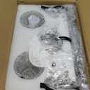 Bathroom Vanity Light Fixtures Over Mirror 3-Light Hammered Glass Wall Mounted Modern Oil Rubbed Bronze - VL01ORBH-3