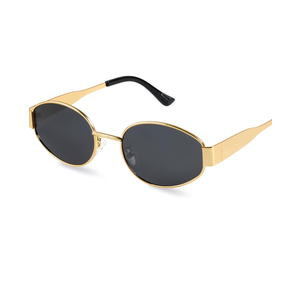 livho 2025 Trendy Oval Sunglasses - Stylish Polarized Shades for Everyday - Retro Metal Frames