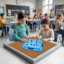 MagnaStack Magnetic Strategy Game - Portable Travel Board Game for Kids & Adults | Fun, Simple to Learn, Fast-Paced Gameplay | Brain Teaser & Family Party Game. (MagnaStack: Board Play Format)