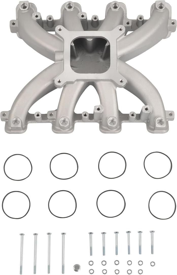 Intake Manifold Single Plane Compatible with GM LS3 L92300-136, w/Gasket