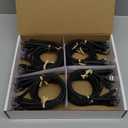 Everest Ultra Slim Cat6a Ethernet Patch Cables 3ft (24-Pack) Black - 10GB Cat 6a Patch Cable - Bendable, Flexible & Thin Ethernet Cable - Space Saving 32AWG 550MHZ Cat6a Cables - 100% Copper Wires