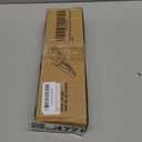 Support Feet for Pet Gate (Updated Version), Pet Gate Metal Support Feet Set of 2 for Extra Wide Foldable Dog Gates, Easy to Install, A Pair of Safety Fence Feet for Wooden Dog Gate, Black