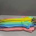 Eccliy Decorative Street Umbrella for Hanging 35.5 Inch Macaron Color Stick Umbrellas for Outdoor Wedding Birthday Party Decor Photo Booth Props Garden Street Commercial Decoration, 10pcs