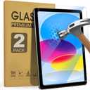 ZenRich [2 Packs] Anti Blue Light Screen Protector for iPad (A16) 11th/10th Generation 2025/2022 (11"/10.9")  9H Hardness Tempered Glass, HD Clarity, Eye Protection, Scratch Resistant, Bubble-free