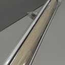 Persilux Free-Stop Cordless 100% Blackout Roller Shades for Windows, Natural Woven Fabric UV Protection Privacy Thermal Insulated Window Blinds for Indoor Windows, Home, Bedroom, Khaki 39" W x 72" H