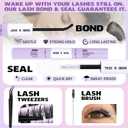 EYDEVRO Wispy Lash Clusters Kit Natura Eyelash Clusters Kit 9-18mm Cluster Eyelash Extensions CD Curvature 192 Pcs Manga Lash Extension Kit Individual Eyelash Extension Kit Lash Bond and Seal Tweezers