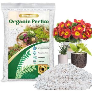 2 x Organic Perlite for Plants,2 Quart Premium Horticultural Perlite for Indoor and Outdoor Plants,Enhance The Ventilation and Drainage of The Soil,Optimal for Potting Mixes