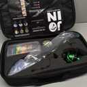 Ghosthorn Fishing Rod and Reel Combo, Graphite Telescoping Fishing Pole Collapsible Portable Travel Kit with Carrier Bag for Freshwater Fishing Gift for Men Women, 2.1m