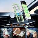 LUHOURI Magnetic for iPhone 11 Case with Built-in Kickstand, Screen Protector Included, Wireless Charging Compatible,Slim Fit Shockproof Crystal Cover iPhone 11 6.1" Phone Case Clear Green