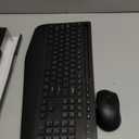 Wireless Keyboard and Mouse Combo - Full-Sized Ergonomic Keyboard with Wrist Rest, Phone Holder, Sleep Mode, Silent 2.4GHz Cordless Keyboard Mouse Combo for Computer, Laptop, PC, Mac, Windows -Trueque (1 PACK, Black)