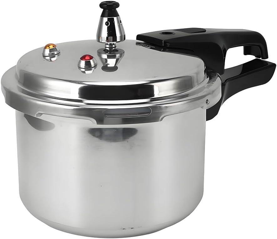 Aluminum Alloy Pressure Cooker, Small Pressure Cooker 3 Quart 18cm Bottom for Gas Stoves, Durable & Easy Clean, Ideal for Beans, Meats, Soups for Home Cooking