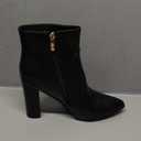 IDIFU Women's Fashion Ankle Boots Comfy Pointed Toe High Heels Side Zipper Booties 7