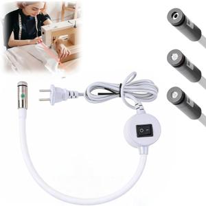 Magnetic Positioning Quilting Light for Sewing Machine, Sewing Light Guide for Straight Stitching, Crosshairs and Dot Illumination Heads, Hands-Free Precision Sewing & Quilting Aid Tool