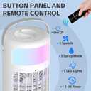 Portable Air Conditioner, 2026 Upgraded 4-IN-1 Portable Ice Fan with 3 Cooling Speeds & 1500ml Water Tank, 2 Cool Mist Ultra-Quiet Desktop AC Fan with Remote & 2-8H Timer for Bedroom, Office, Home