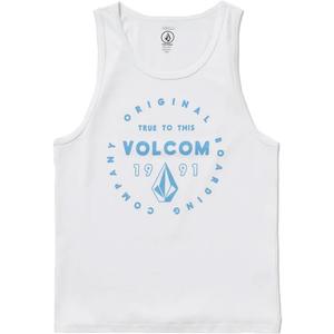 Volcom Mens Tank Top - Sleeveless Athletic Shirt - Breathable Cotton, Classic Fit for Beach, Training & Casual Wear (Medium, White)