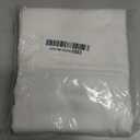 Amazon Basics 400 Thread Count Cotton Pillow Case, Standard, 30" L x 20" W, White - Set of 2, Pillows Not Included