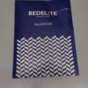 BEDELITE Satin Pillowcase for Hair and Skin, Super Soft and Cooling Similar to Silk Pillow Cases 2 Pack with Envelope Closure, Gift for Women Men(20"x36" King Size, White)