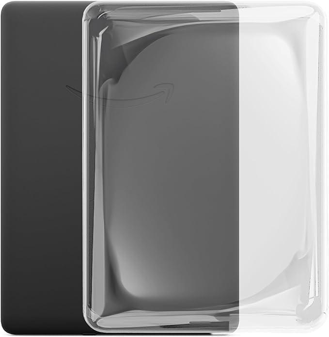 Strapsicle Clear Silicone Case for Kindle Paperwhite 11th Gen, Signature Edition - Transparent Protector Cover for Kindle Devices (Regular)