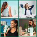 Silicone Boot Compatible with Sinple Midern 24/30/40 oz Tumbler with Handle/Trek Pivot, Protective Anti-Scratch Bottle Bottom Sleeve Cover Compatible with Sinple Midern Tumbler (Bling Retro Mint)