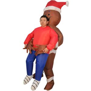 Santa Costume Adult Funny Inflatable Christmas Costume for Chrismast Party