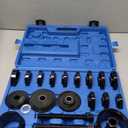 Orion Motor Tech Wheel Bearing Press Kit for Front Wheel Drive Bearing Removal & Installation, 24pc Wheel Bearing Puller Tool Set with Sliding Screws Universal Bushings Sleeves (Blue)