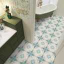 Peel and Stick Floor Tile: 20pcs11.81 * 11.81in self-Adhesive Floor Tile StickerWaterproof Vinyl Flooring for Bathroom/Kitchen/Bedroom/livingroom/Hallway(Green) (Dark Green Light Green and White)