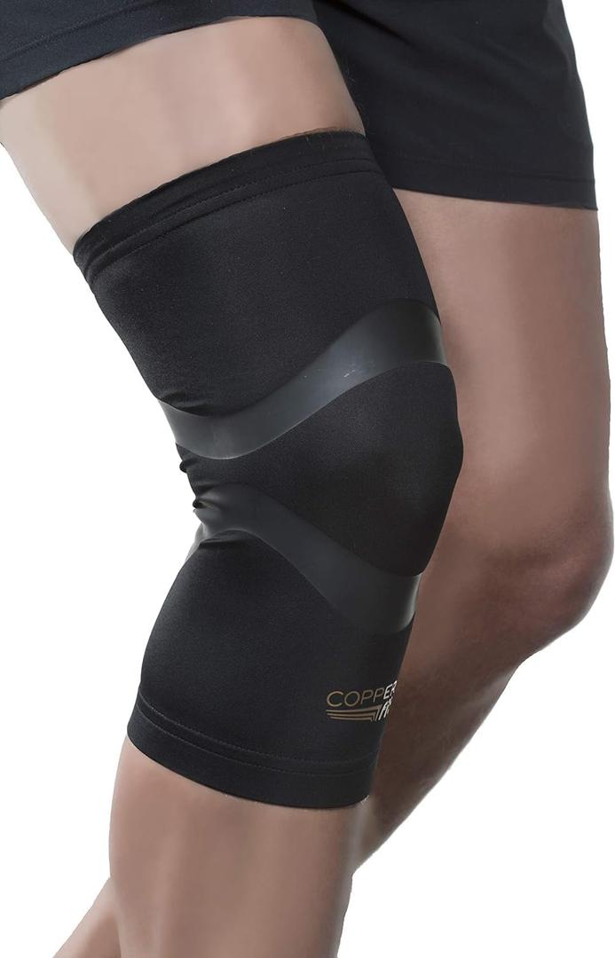 Pro Series Knee Compression Sleeve (Large, Black)