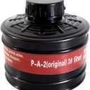 40mm Gas Mask Filters - Full Face Respirator Mask Cartridge for Organic Vapor, Paint, Spray, Dust, Epoxy Resin, Welding