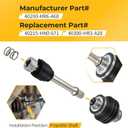 M MATI Rear Propeller Shaft w/Drive Shaft Yoke for Honda Rancher 420 TRX420FA Rubicon 500 TRX500FA TRX500FM Rubicon 520 TRX520FA TRX520FM6 2015-2024 40200-HR6-A60 40300-HR3-A20