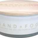 Sand + Fog Scented Candle - Ocean Mist - Additional Scents and Sizes – 100% Cotton Lead-Free Wick - Luxury Air Freshening Jar Candles - Perfect Home Décor for Your Cocktail Table – 34 oz