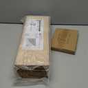 WOPITUES Wood Floating Shelves Set of 6, Shelves for Wall Decor, Farmhouse Shelf for Bedroom, Bathroom Storage Shelves, Book Shelves for Living Room - Rustic Brown (16.5 Inch)