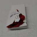 WOYYHO Small Dog Sweater Dress with Bowtie Dogs Winter Clothes Sweaters Pleated Skirts with Leash Hole Puppy Dog Girl Outift Pullover Knitwear Sweater for Dachshund French Bulldog Red, Size: L