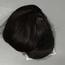 REECHO - Juego de 4 extensiones de cabello con clip de 28 pulgadas, lacio, largo y grueso, marrn oscuro (Negro Marrn - Recto)