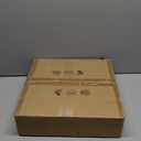 Dimmable Floor Lamp for Living Room, Arc Floor Lamps with Adjustable Drum Shade Pedal Switch, Black and Gold Tall Standing Lamp with 9W LED Bulb, Modern Reading Light Pole Lamp for Bedroom, Office