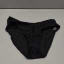 Period Swimwear Bikini Menstrual Leakproof Swim Bottoms UPF 50+ Waterproof Brief Light Flow for Women Girls Teens (Small, Dark Black)