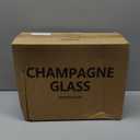 UMEIED 6 Oz Edge Champagne Flutes Set of 12, Long Stemmed Crystal Clear Champagne Flute Glass Set, Sparkling Wine Glasses for Home Party Wedding Birthday Housewarming Gifts