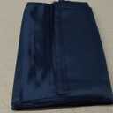 SiinvdaBZX 12 Pcs Satin Table Runner 12 x 108 inches Long, Navy Blue Bright Smooth Satin Wedding Table Runner Decorations for Birthday Parties, Buffet, Banquets, Graduations, Engagements