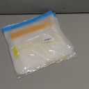 Reusable Gallon Freezer Bags, 10 Pack Dishwasher Safe Silicone Food Snack Storage Bags with 3 Sizes for Snack, Sandwich, Lunch (Multicolor)