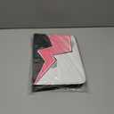 Trading Card Binder, 4 Pockets Card Holder, 55 Double Sided Removable Pages, 440 Card Sleeves, Toploader Binder, Portable Album Holder, Storage Box for Trading Cards (Pink Thunder)