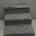 Dog Stairs for Small Dogs & Cats, 3-Step Non-Slip Pet Steps for Couch Sofa and Chair, Grey, 13.6" H